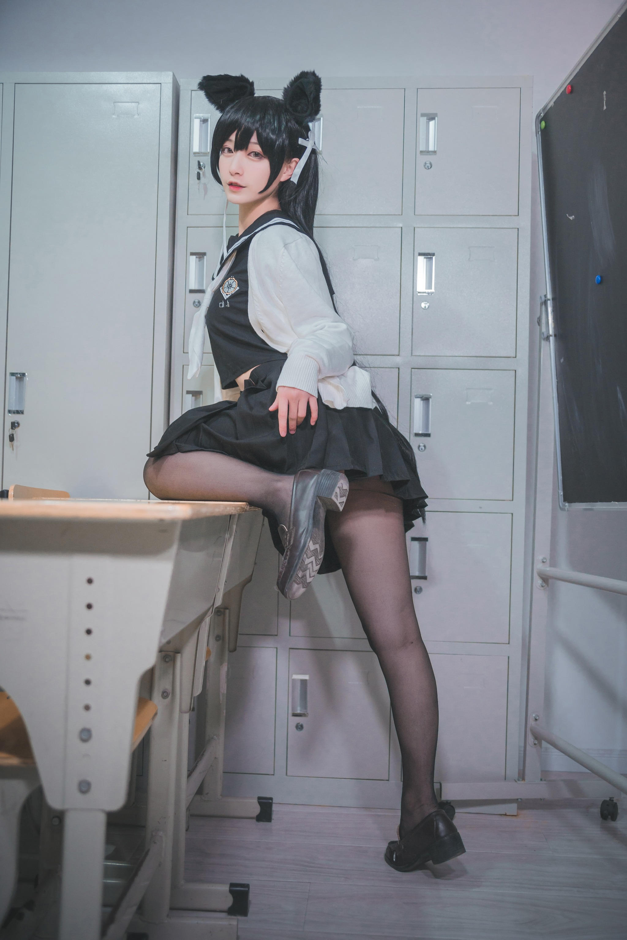 铁板烧鬼舞w - NO.002 爱宕JK[12P]-XikXak